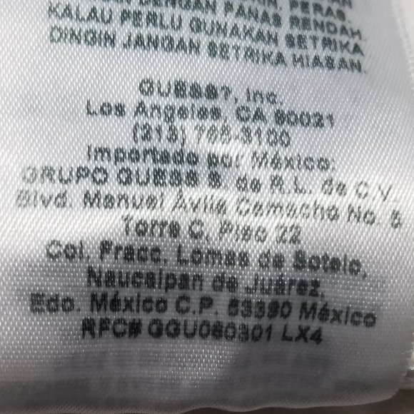 Guess Selene White Denim Stretch Shorts w/ Frayed Hem - Picture 10 of 15